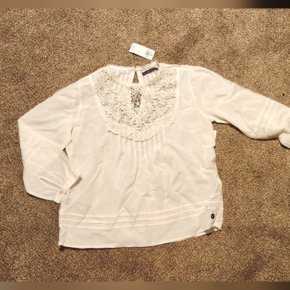 Boho peasant semi sheer!